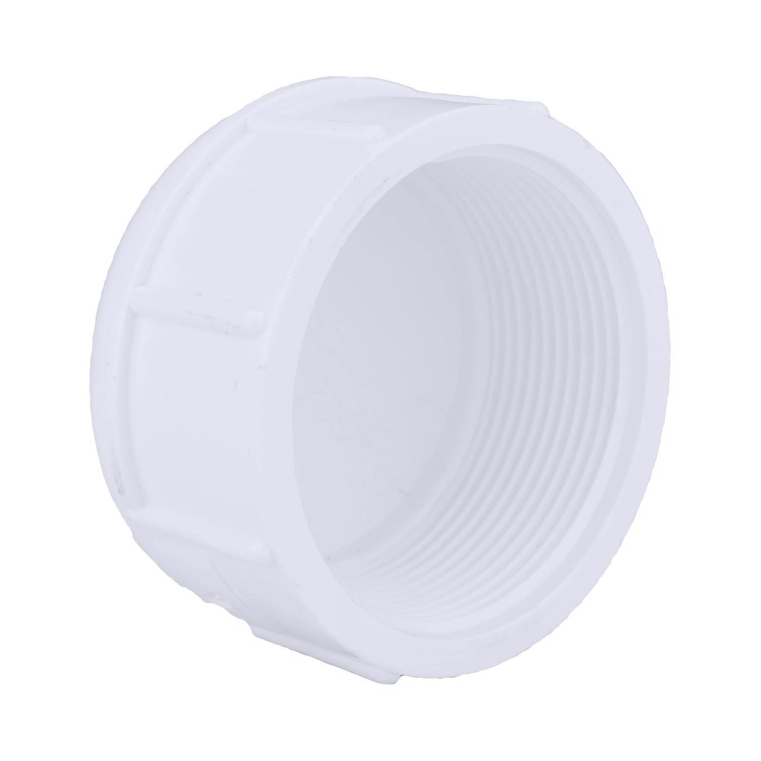Charlotte Pipe Schedule 40 2 in. FPT X 2 in. D FPT PVC Cap 1 pk