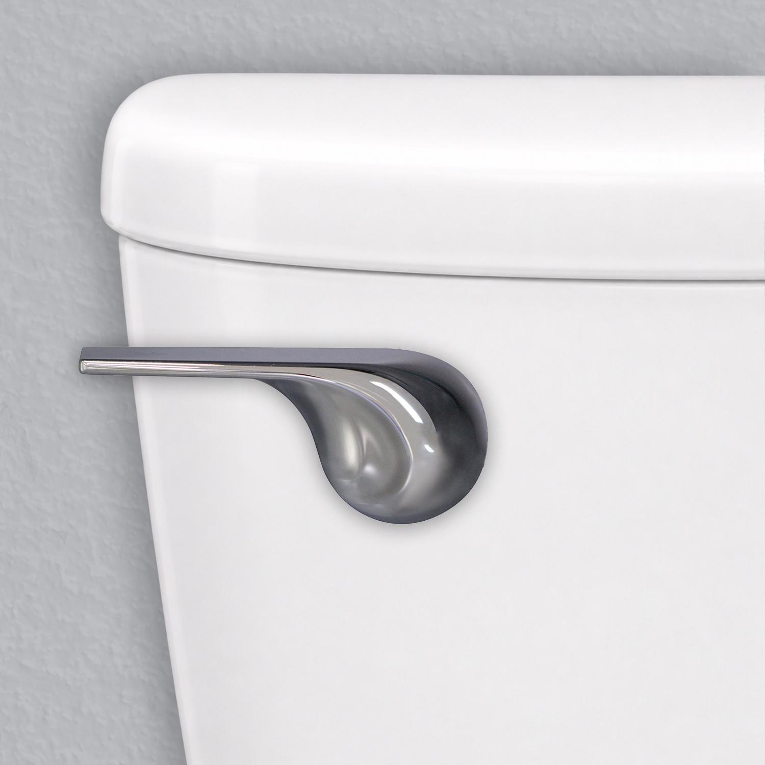 Korky Strong Arm Flush Handle Black Chrome For Universal