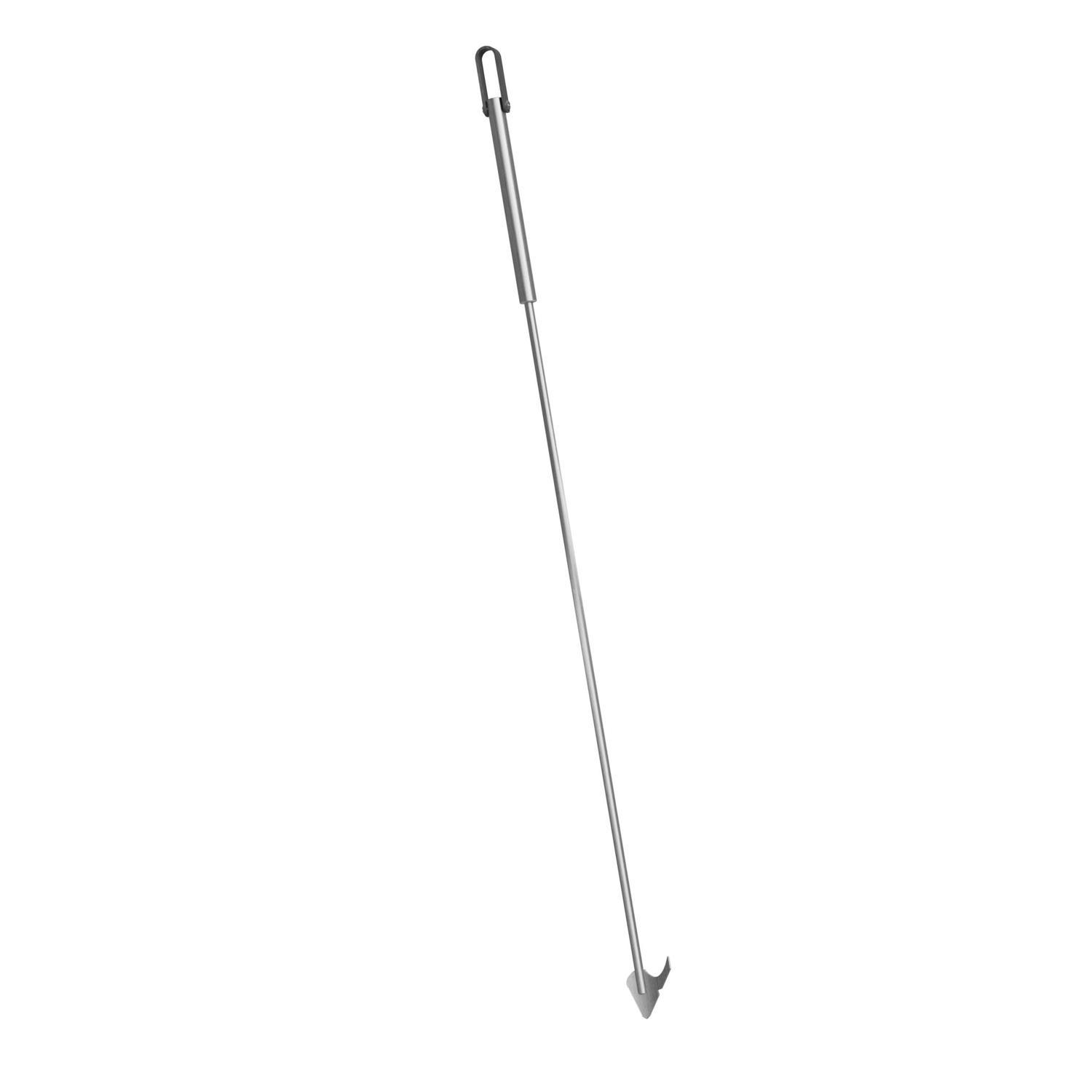 Breeo 304 Fire Poker Stainless Steel Log Grabber and Poker 40 in. H X 2 in. W X 40 in. D