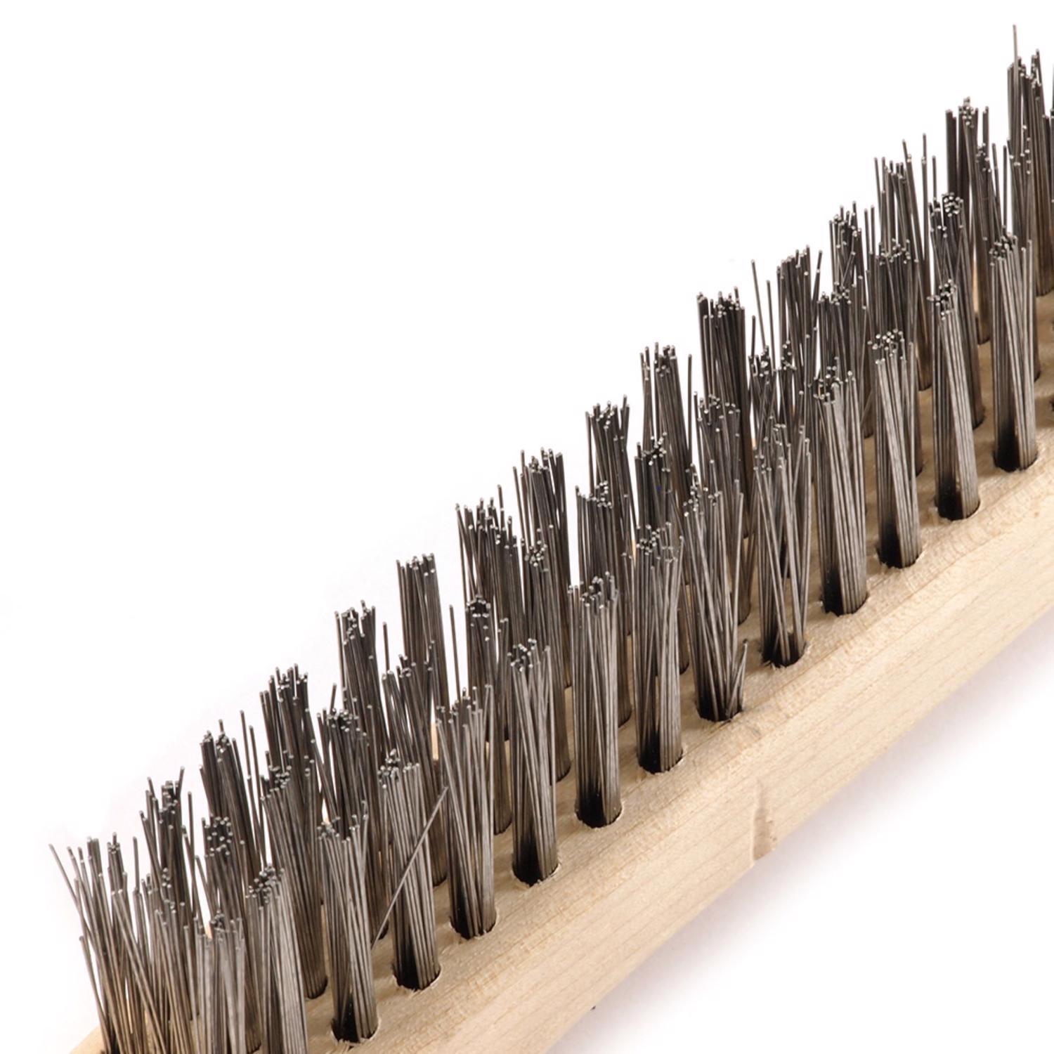 Forney 13-3/4 in. L X 2.25 in. W Scratch Brush Wood 1 pc