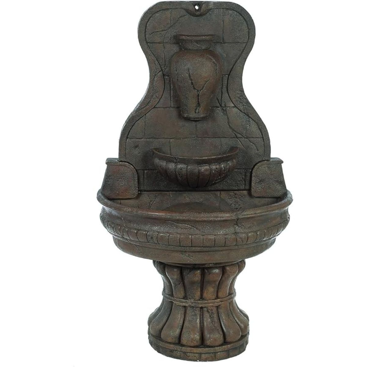 Solid Rock Stoneworks Olive Jar Wall Fountain - 55in. Tall