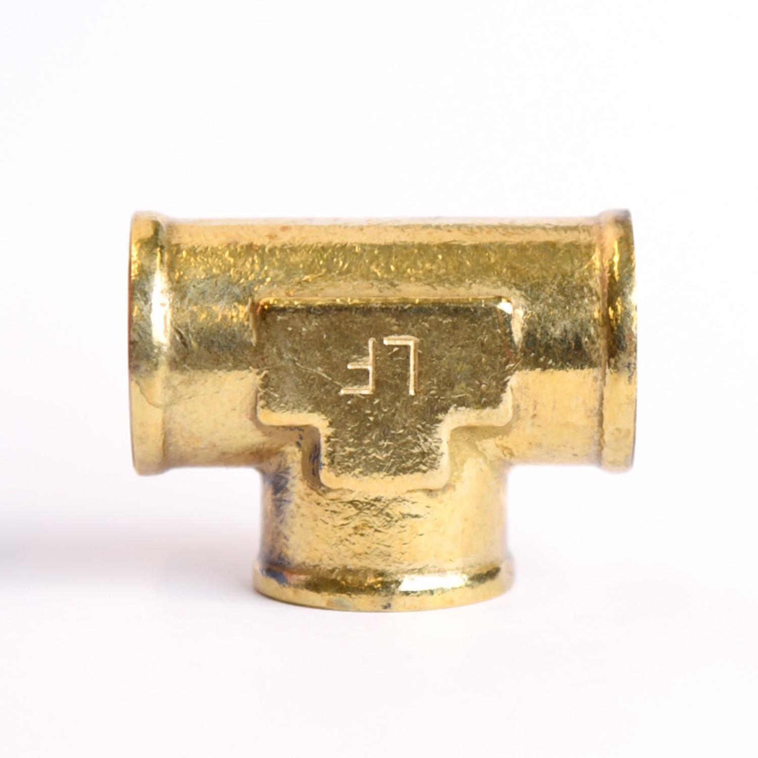 ATC 1/2 in. FPT 1/2 in. D FPT Brass Tee