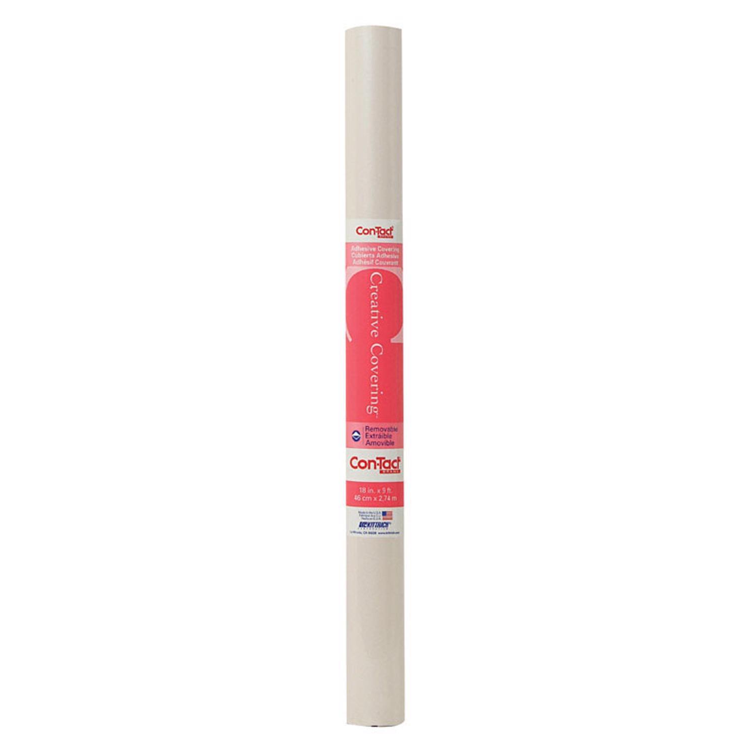 Con-Tact Creative Covering 9 ft. L X 18 in. W Almond Shelf Liner