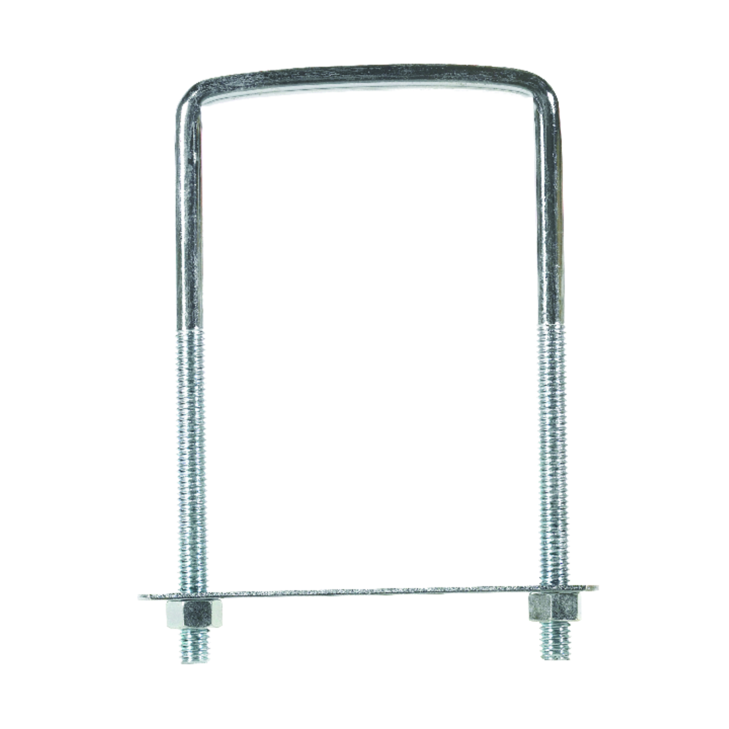 Hampton 3-3/4" X 3-5/8" W X 6" L Zinc-Plated Steel Square Bend U-Bolt For Lumber