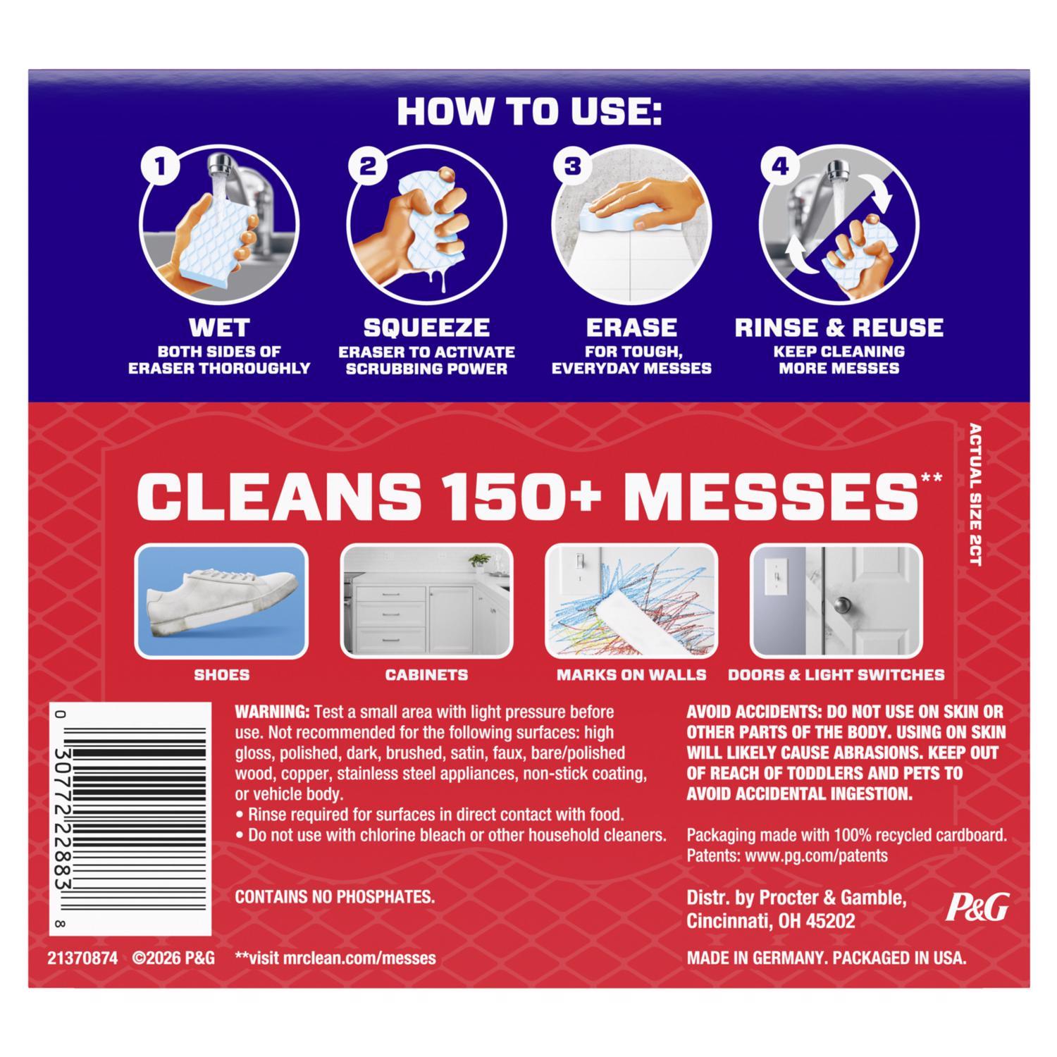 Mr. Clean Non-Scratch Cleaning Pad For Bath and Shower 2 pk