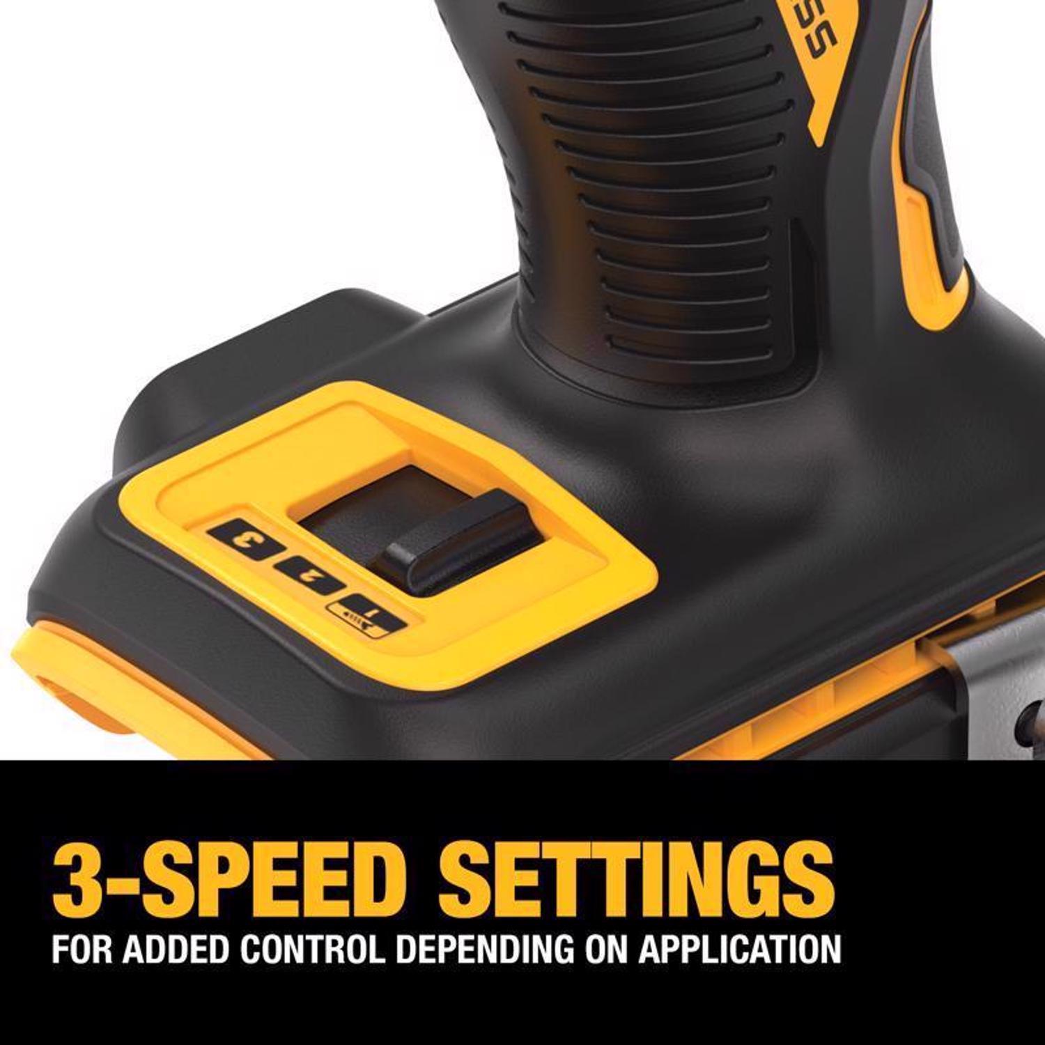 DeWalt 20V MAX ATOMIC 1/4 in. Cordless Brushless 3-Speed Impact Driver Tool Only
