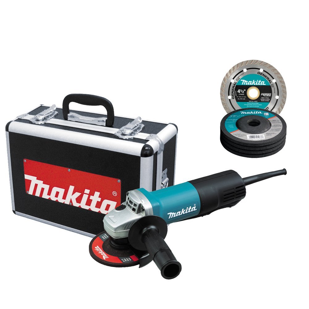 Makita 4-1/2 in. Dia. Small Angle Grinder 7.5 amps 10 000 rpm