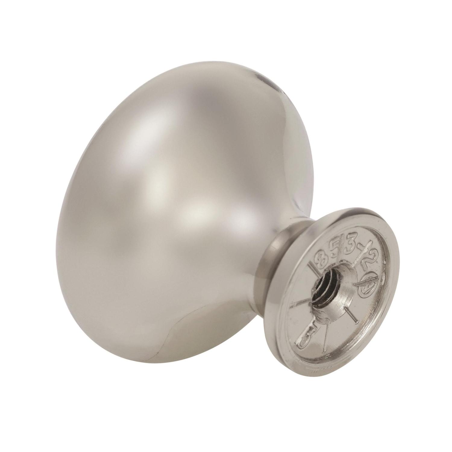 Amerock The Anniversary Collection Round Cabinet Knob 1-3/16 in. D 1 in. Polished Chrome 1 pk