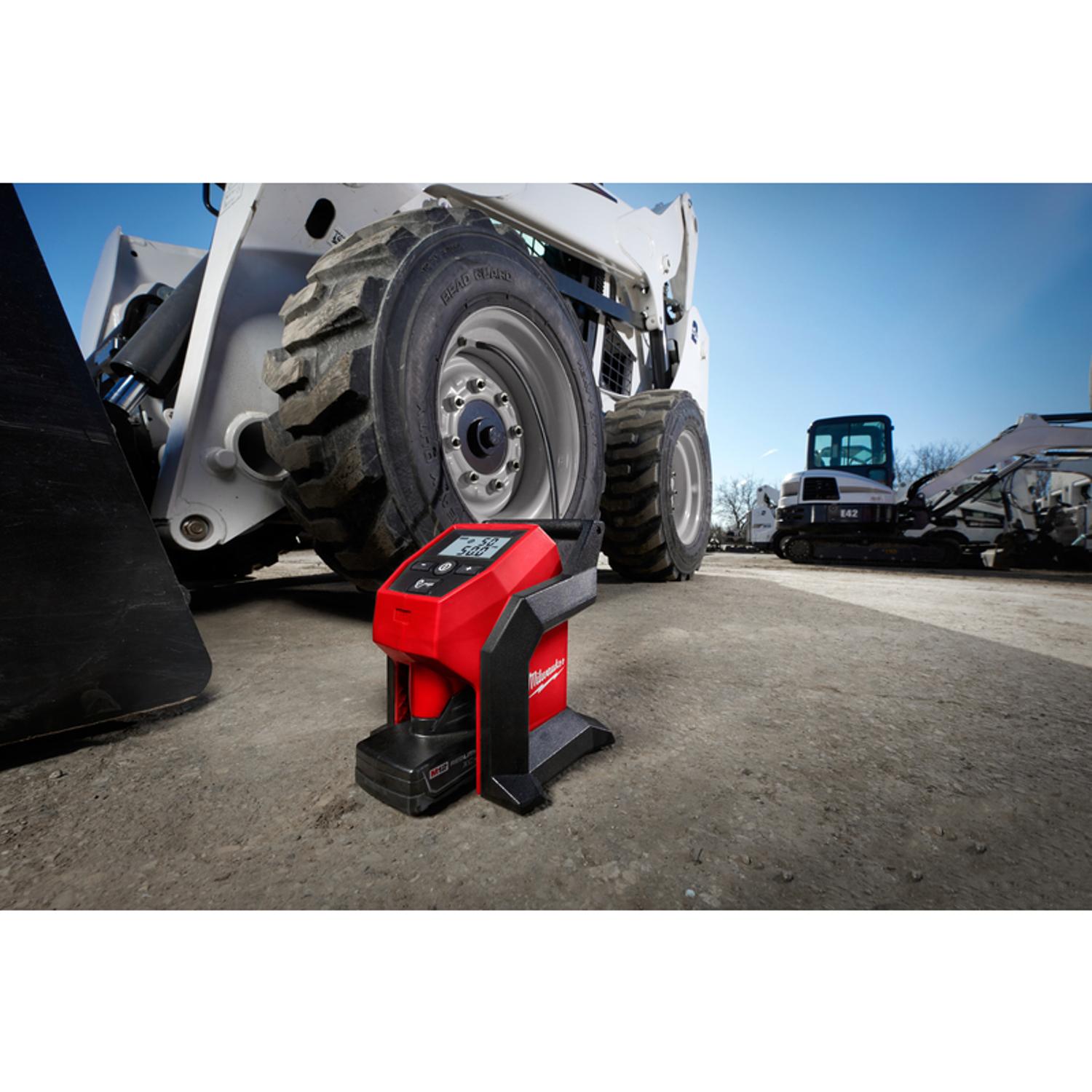 Milwaukee M12 1 gal Vertical Portable Hand-Held Air Compressor 120 psi 0.25 HP