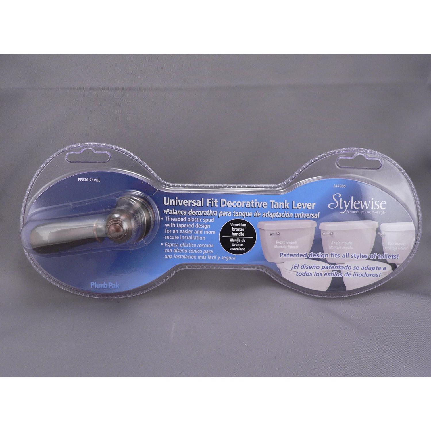 Plumb Pak Tank Lever 8-1/2 in. H x 12-5/8 in. L Brass