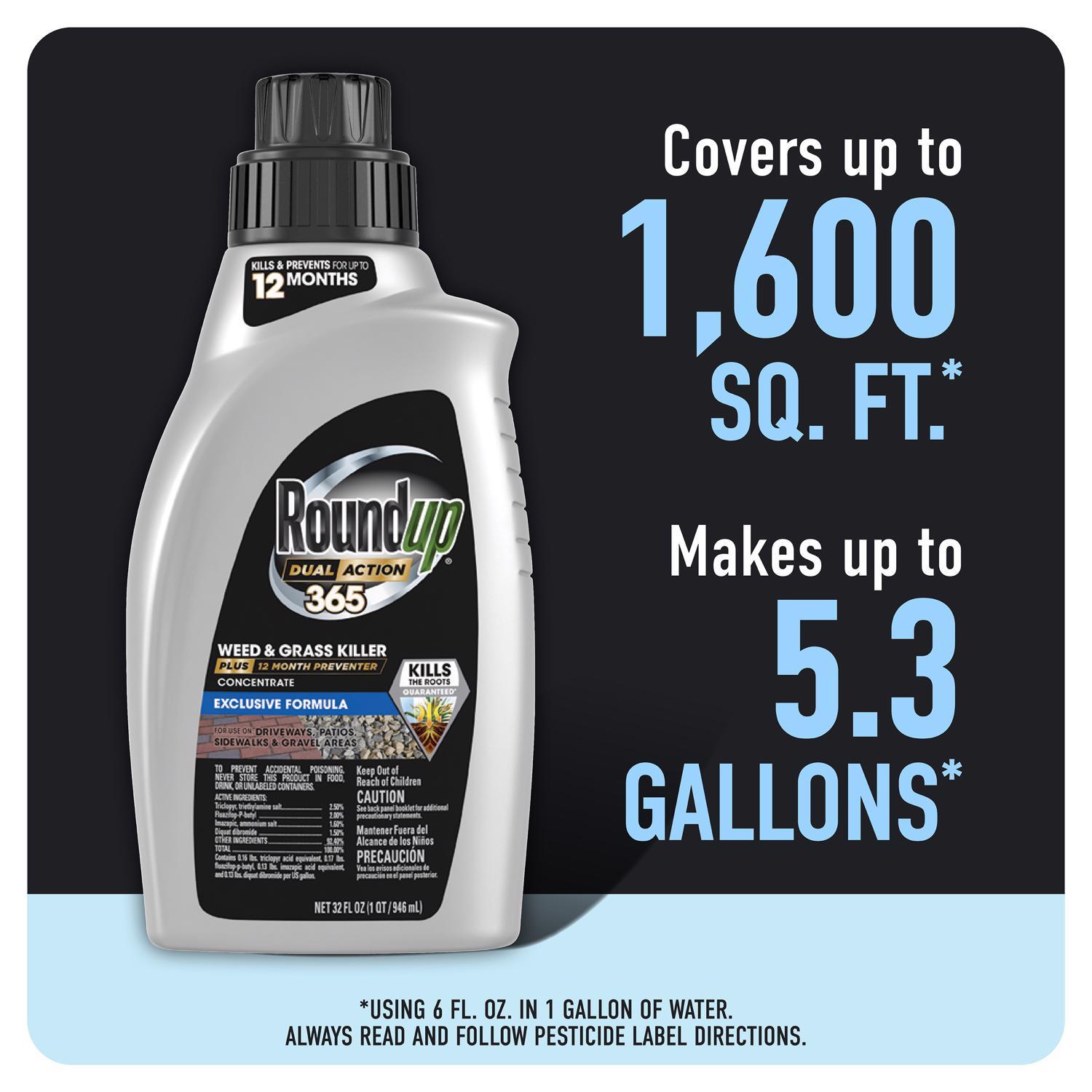 Roundup Weed and Grass Killer Concentrate 32 oz