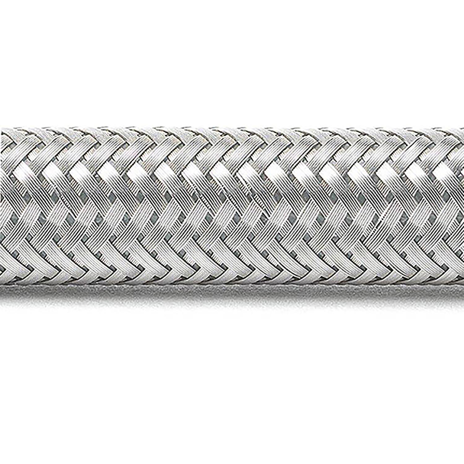Ace 1/4 in. Compression X 1/4 in. D Compression 12 in. Braided Stainless Steel Ice Maker Supply Line