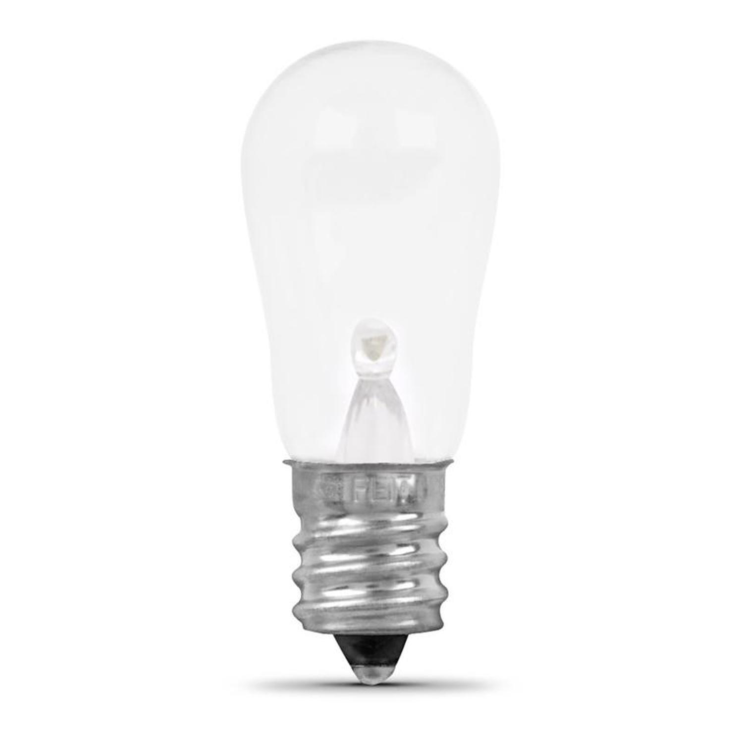 Feit S6 E12 (Candelabra) LED Bulb Soft White 6 Watt Equivalence 2 Pack