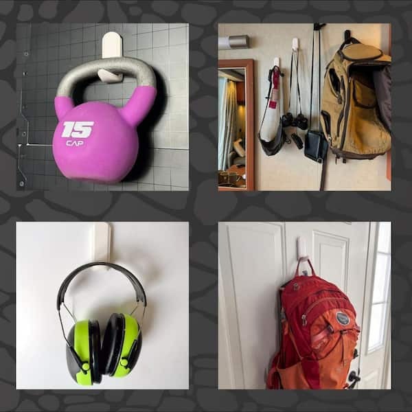 Gator Magnetics MINI Magnetic Single Hook White 15lb Capacity