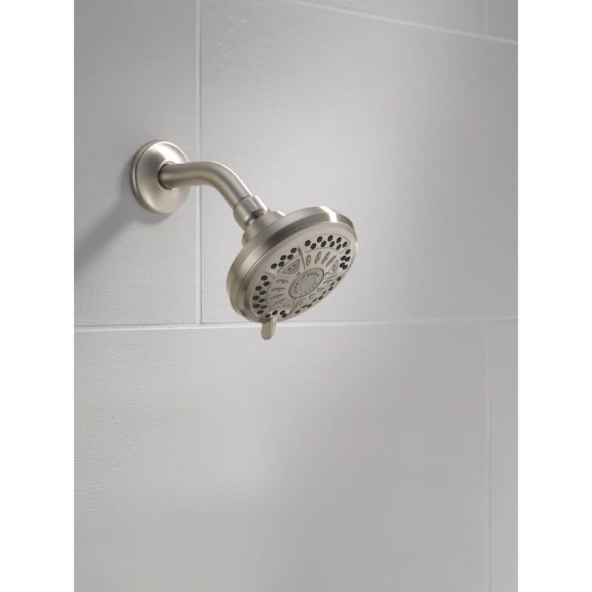 Delta Brushed Nickel Plastic 6 settings Showerhead 1.75 gpm