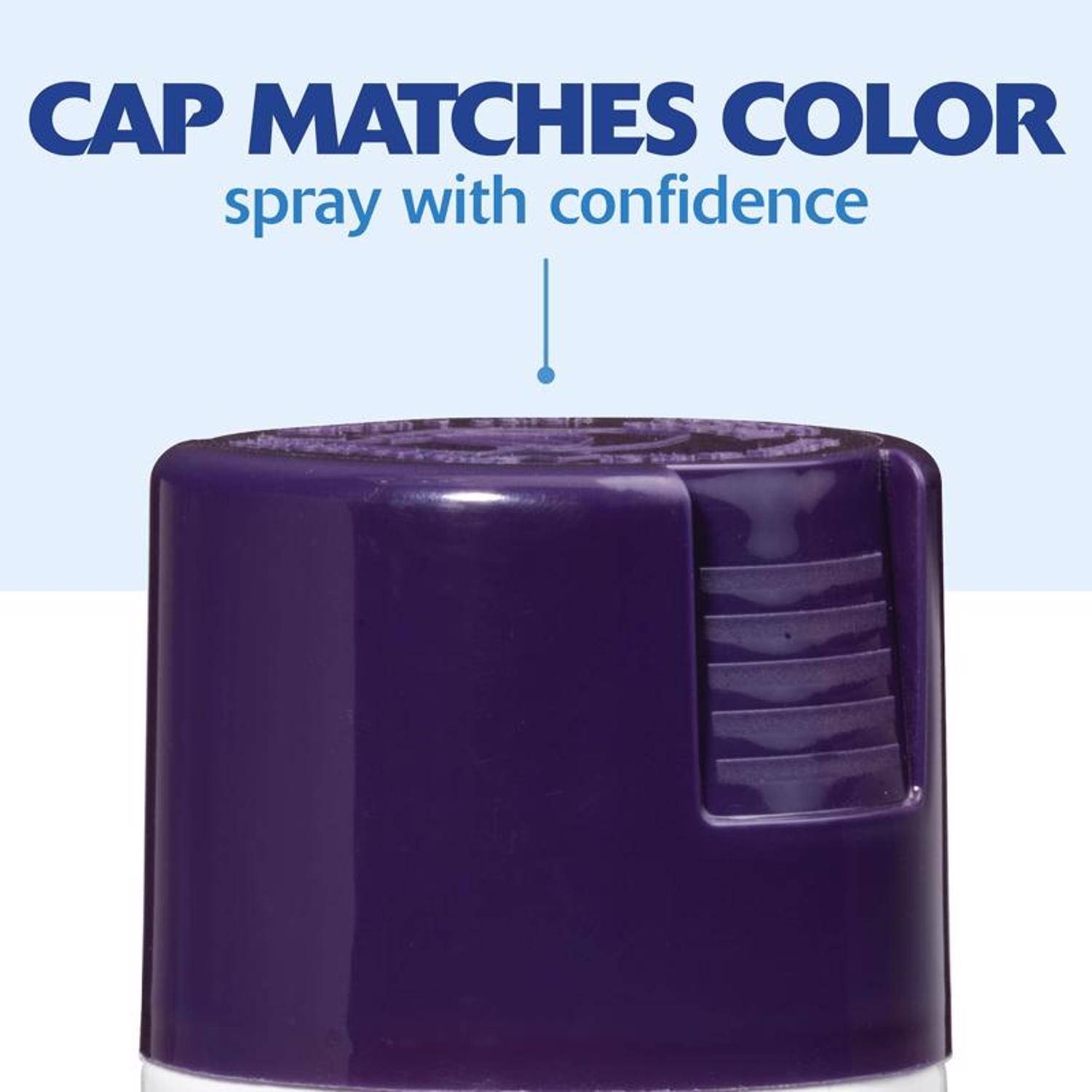 Rust-Oleum Painter's Touch 2X Ultra Cover Gloss Purple Paint+Primer Spray Paint 12 oz