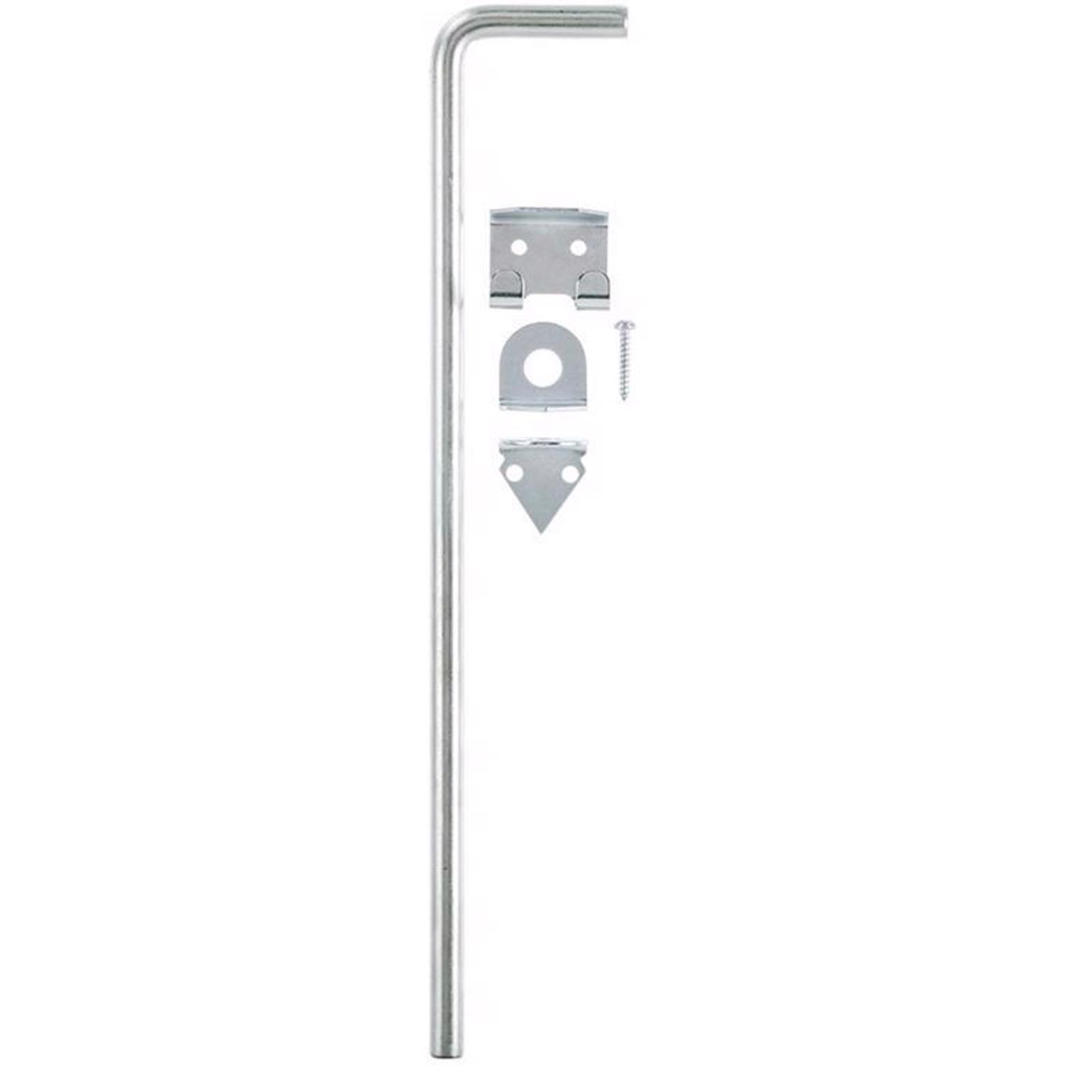 Ace 18 in. L Metallic Zinc Cane Bolt 1 pk
