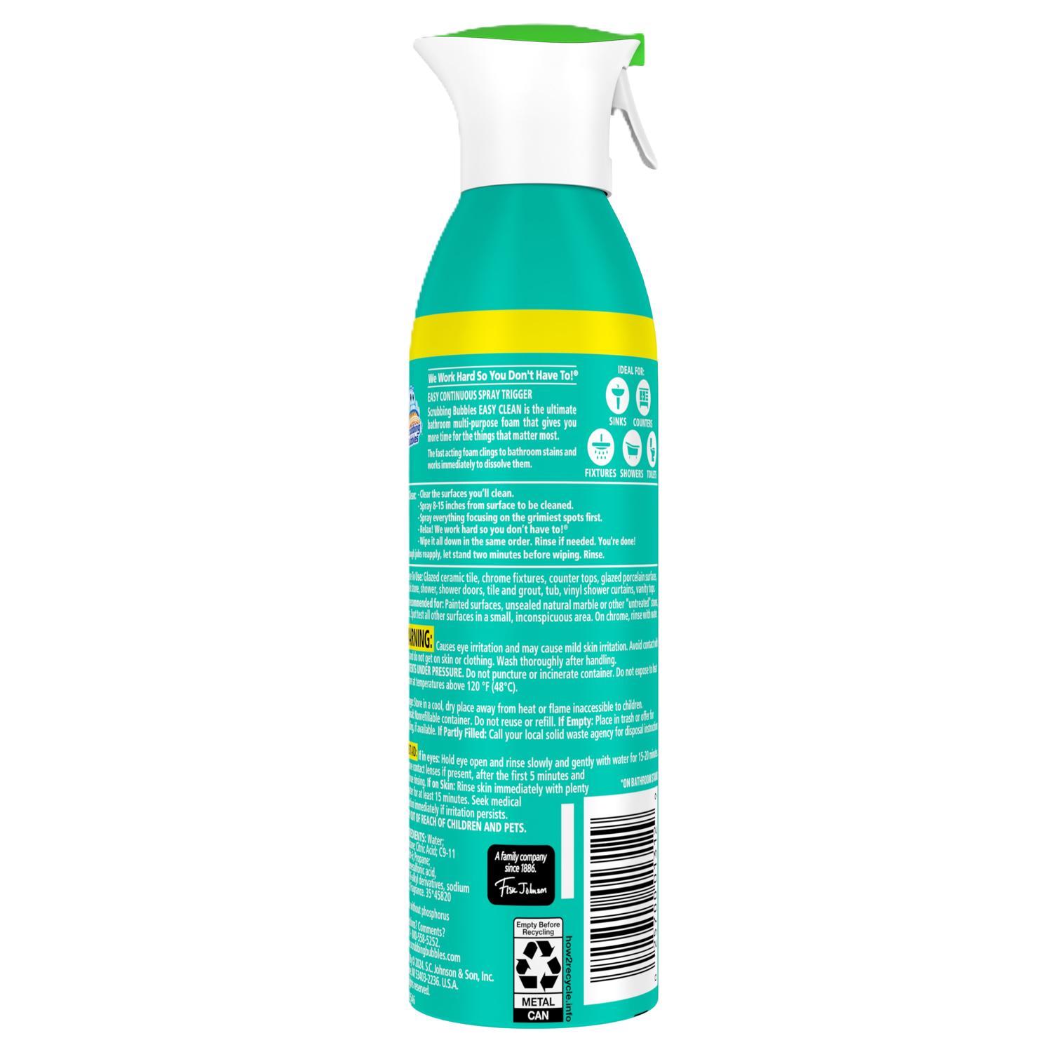 Scrubbing Bubbles Fresh Scent Bathroom Cleaner Foam 13.58 oz