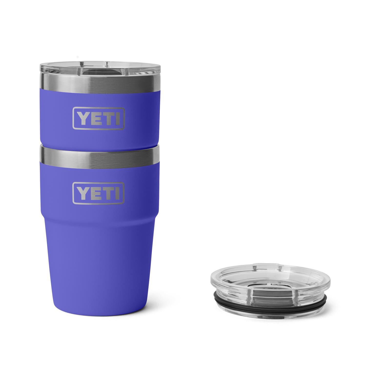 YETI Rambler 16 oz Ultramarine Violet BPA Free Stackable Tumbler with MagSlider Lid