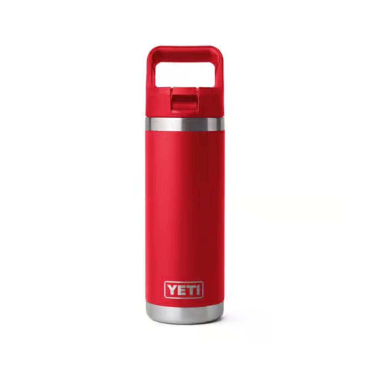 YETI Rambler 18 oz. Rescue Red BPA Free Bottle with Straw Cap