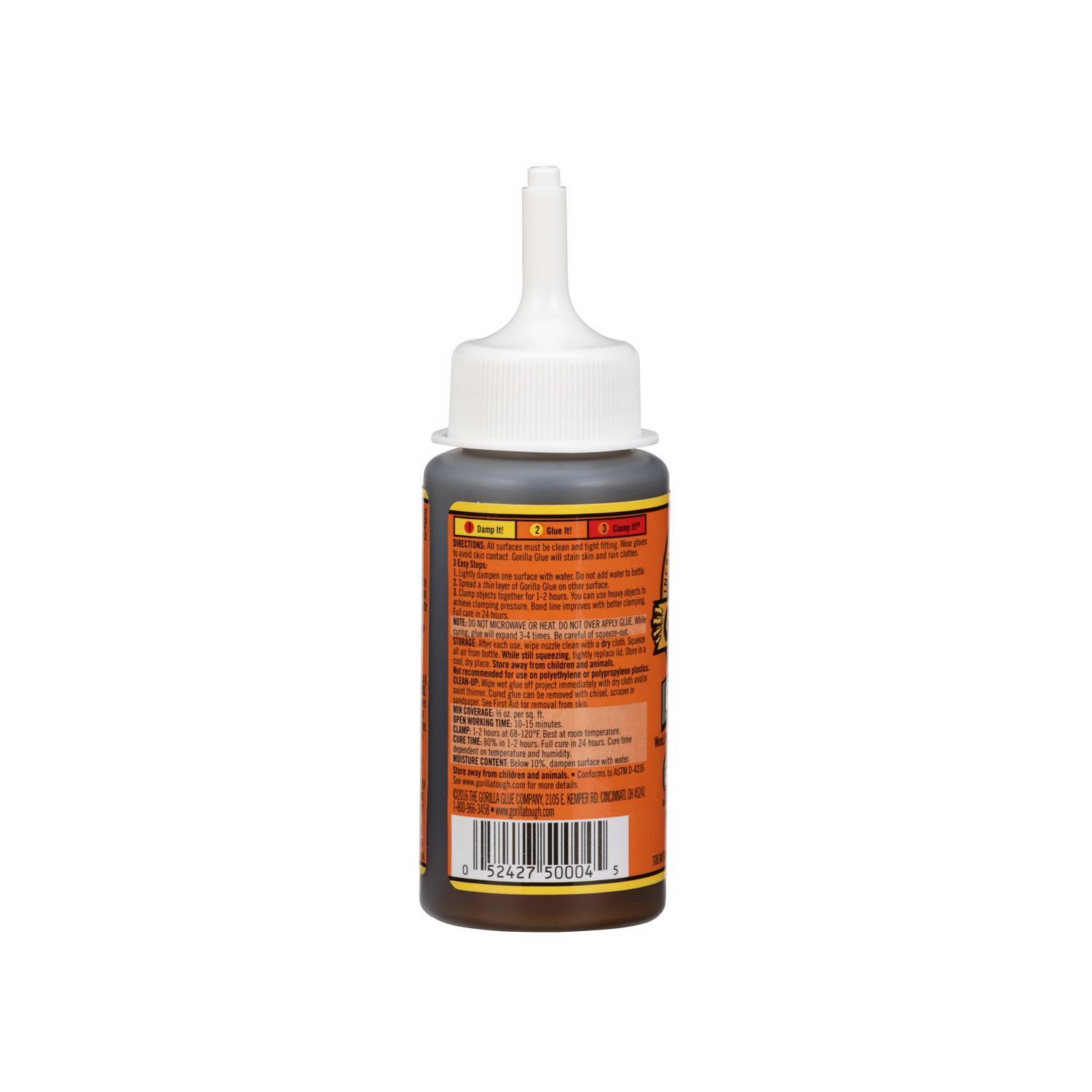 Gorilla High Strength Glue Tan Original Gorilla Glue 4 oz
