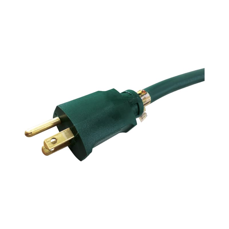 Ace Outdoor 25 ft. L Green Triple Outlet Cord 14/3 STW