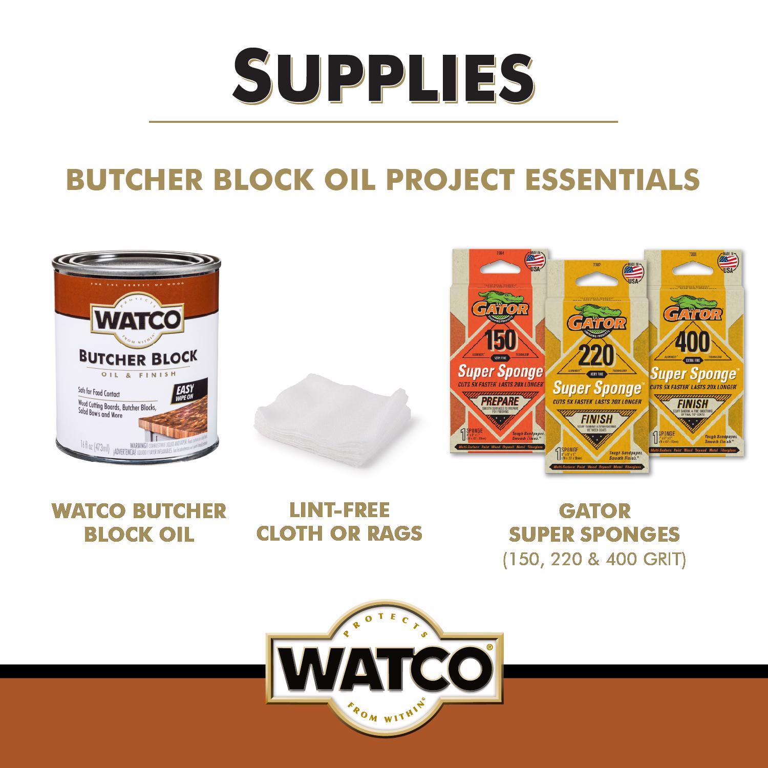 WATCO Butcher Block Oil 1 pt Liquid
