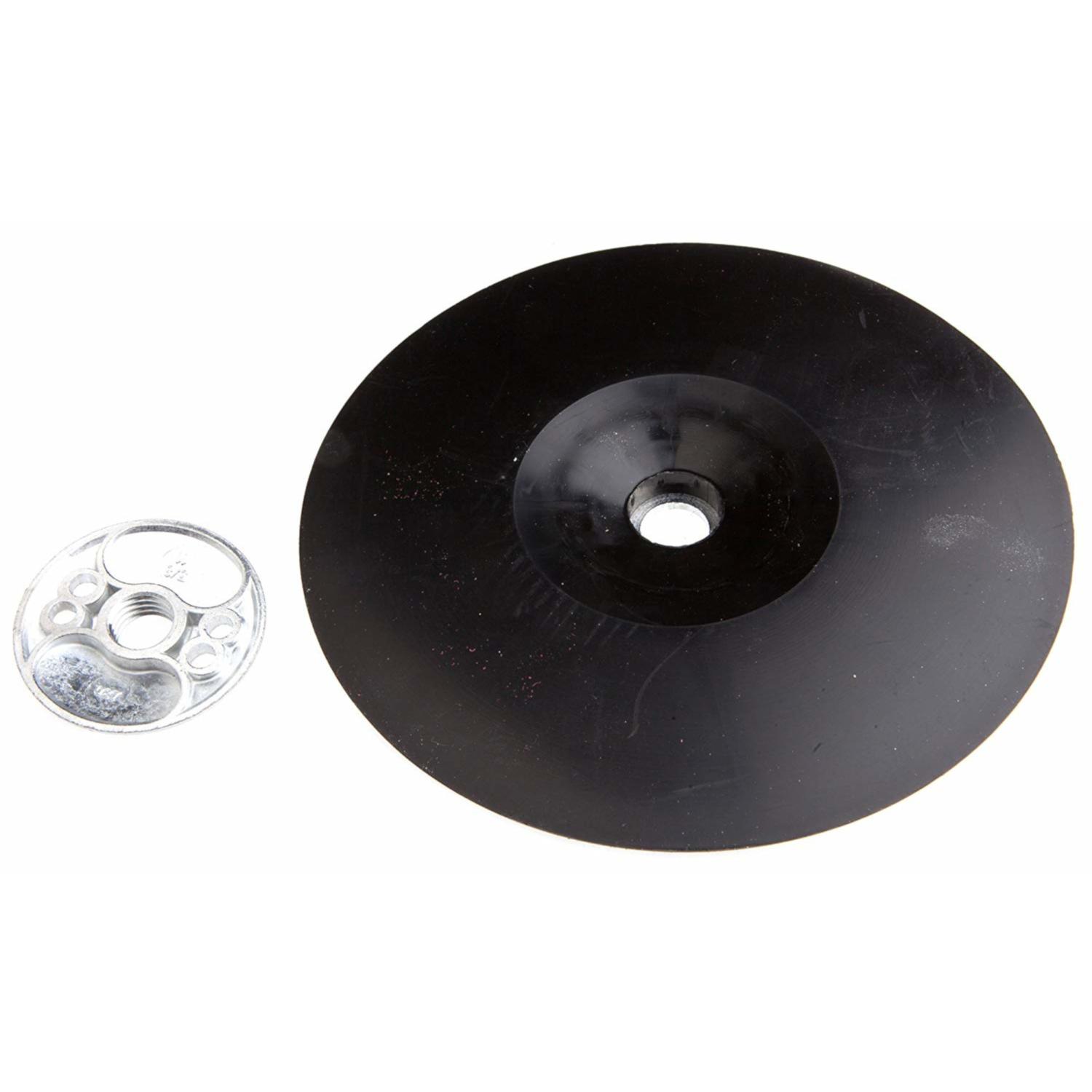 Forney 7 in. D Rubber Backing Pad 5/8 in. 10000 rpm 1 pc