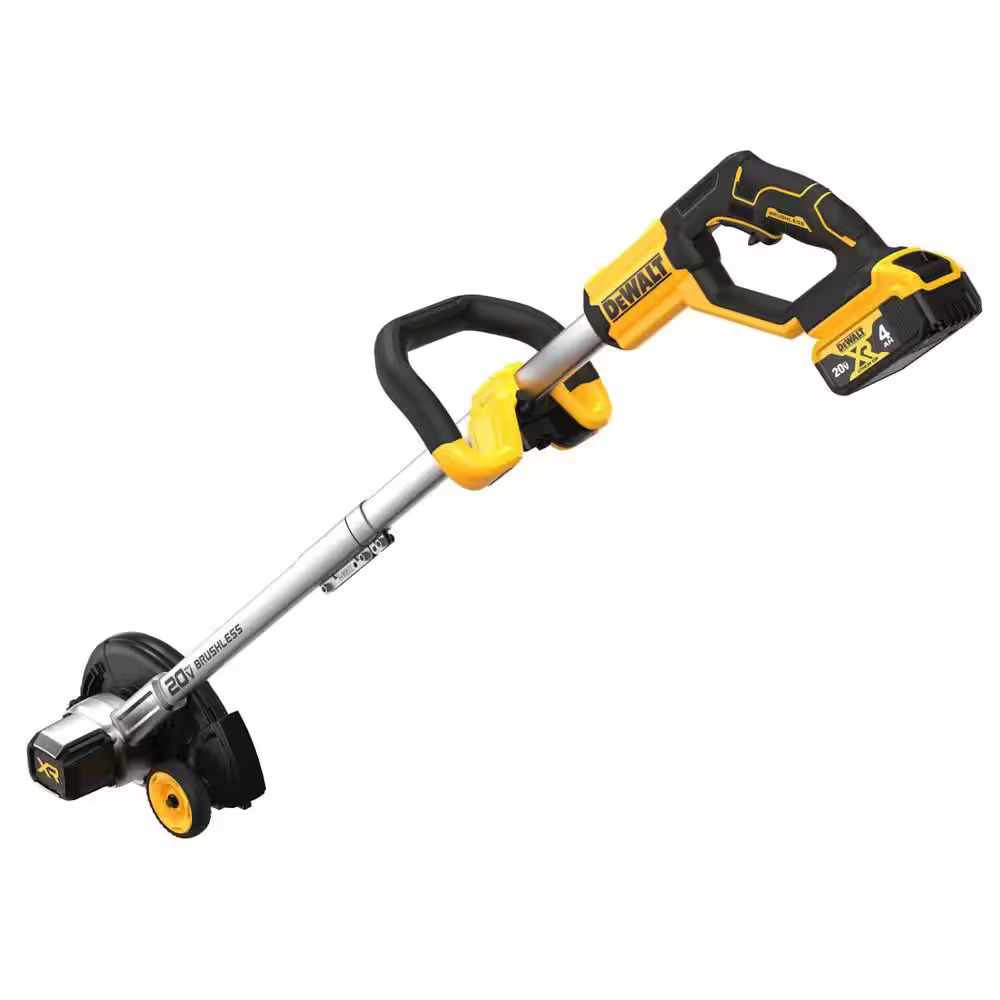 DeWalt 20V Cordless Battery Powered Lawn Edger Kit with 4Ah Battery & Charger