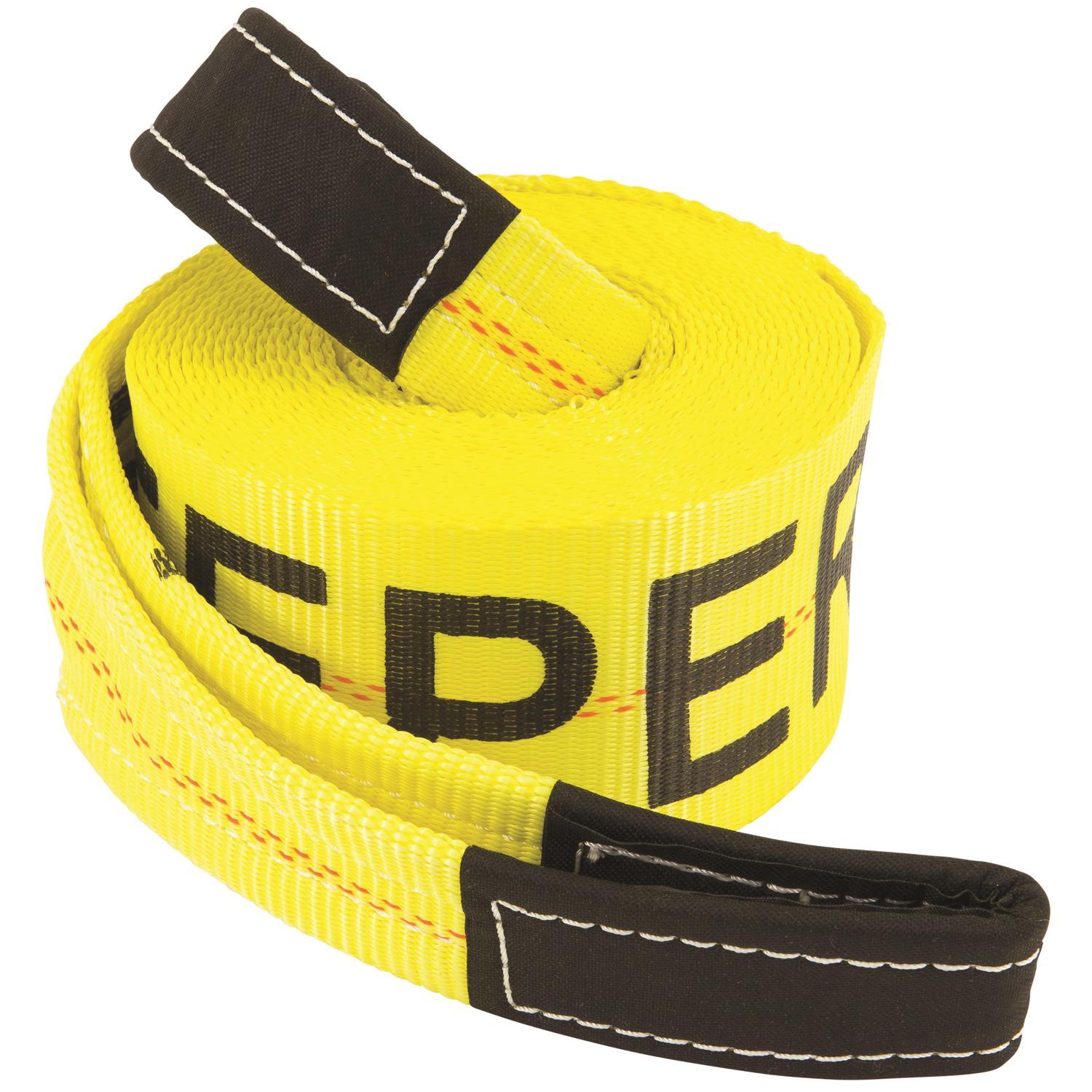 Keeper 4 in. W X 30 ft. L Yellow Vehicle Recovery Strap 10000 lb 1 pk