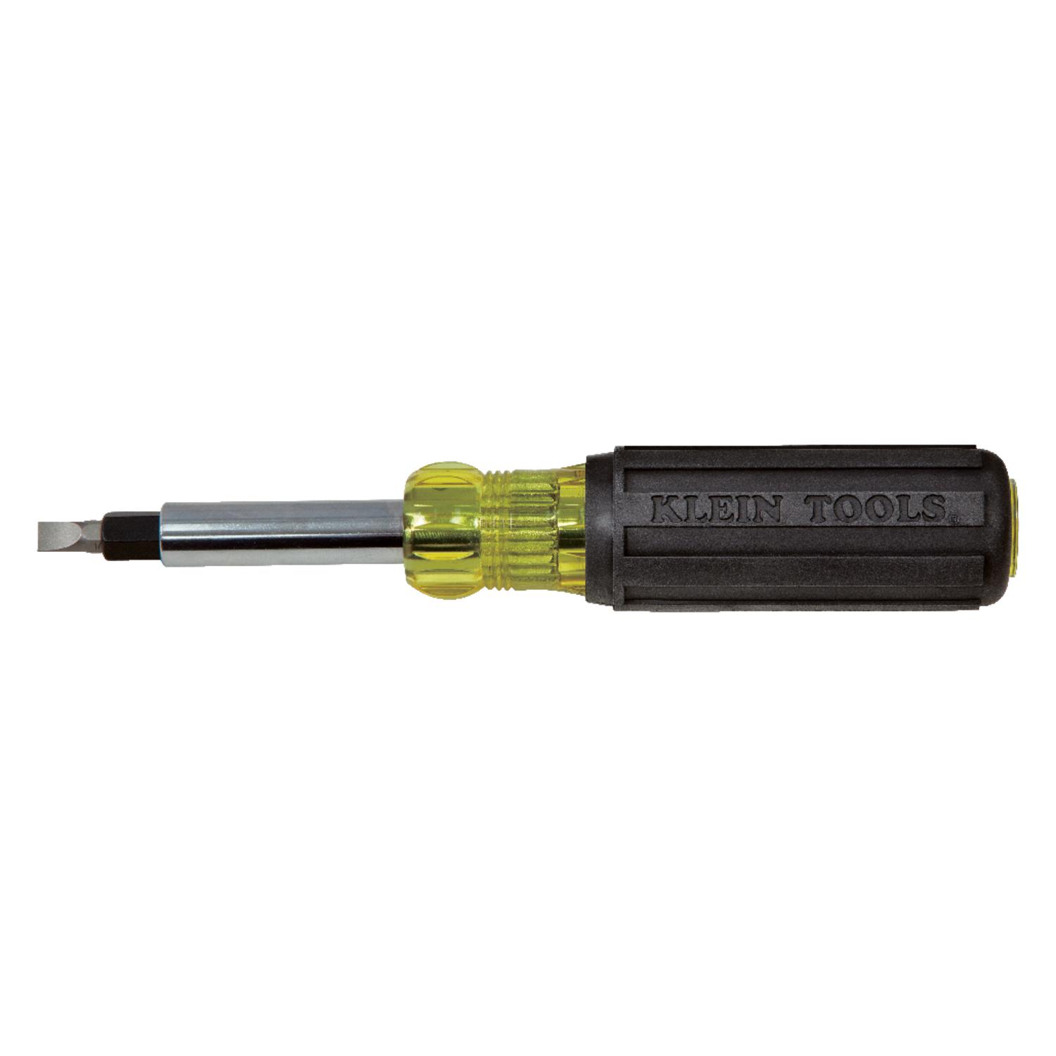 Klein Tools Extended Reach 6-in-1 Screwdriver/Nut Driver 9.109 in. 1 pc