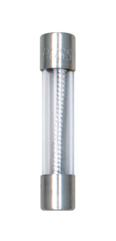 Bussmann 1 amps Time Delay Glass Fuse 2 pk