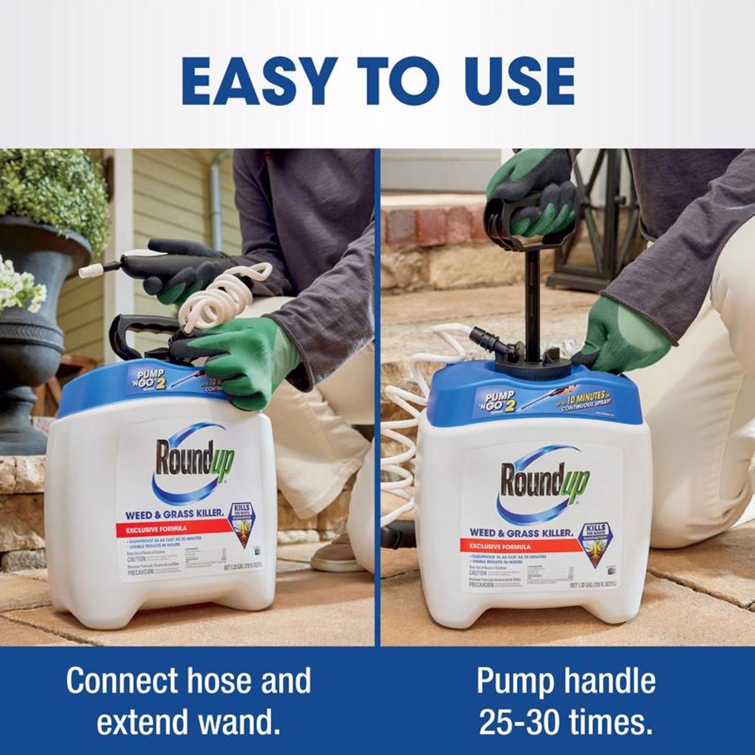 Roundup Pump 'N Go Weed and Grass Killer RTU Liquid 1.33 gal