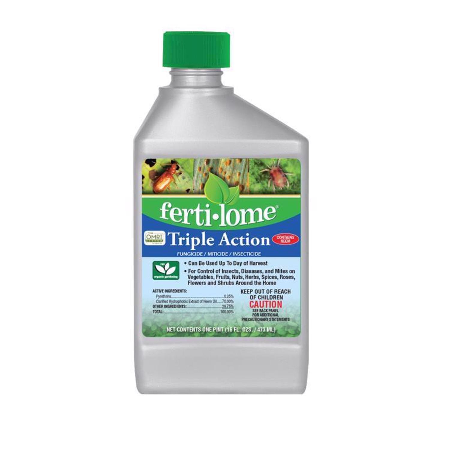 Ferti-lome Triple Action Disease & Mite Control Liquid Concentrate 16 oz