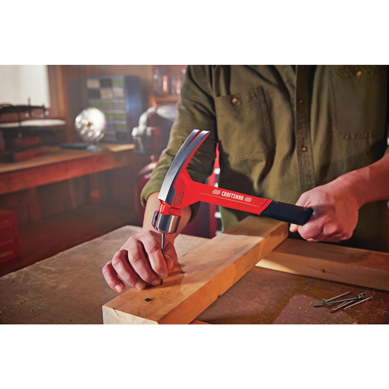 Craftsman 22 oz Milled Face Framing Hammer 9 in. Steel Handle