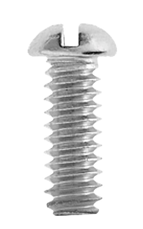 Danco No. 10-24 X 1/2 in. L Slotted Round Head Chrome-Plated Brass Bibb Screw 1 pk