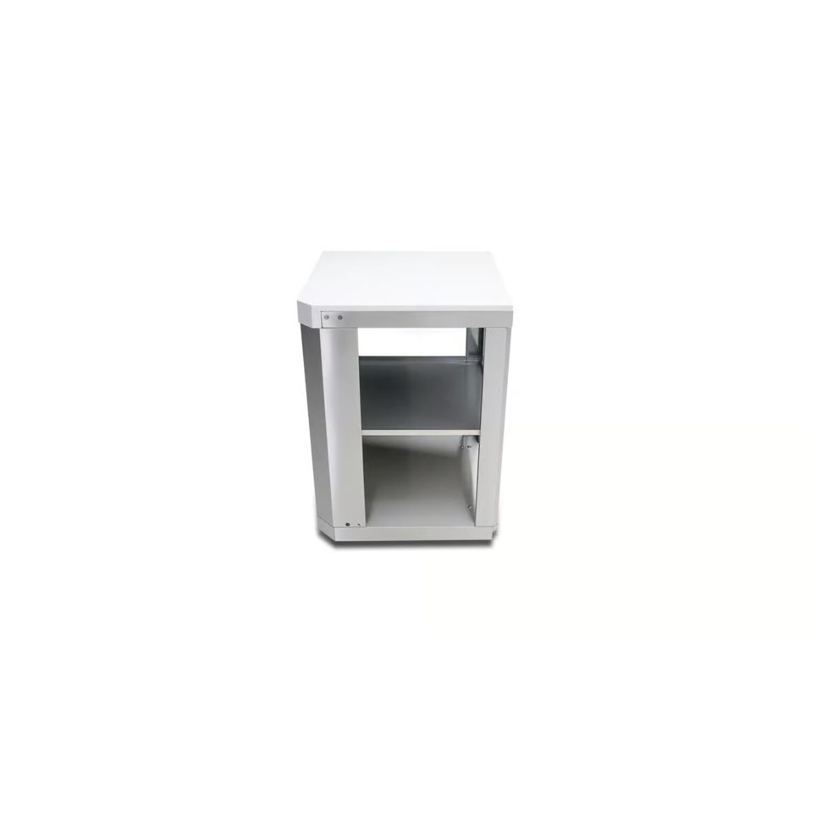 Mont Alpi Grill Side Table Stainless Steel 35 in. H x 25 in. W x 25 in. L