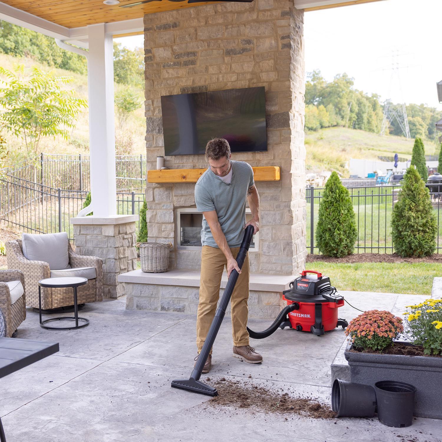 Craftsman 5 in. L X 15 in. W X 2-1/2 in. D Floor Brush 1 pc