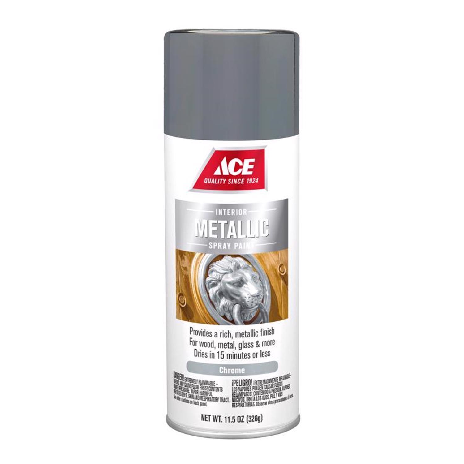 Ace Metallic Chrome Spray Paint 11.5 oz