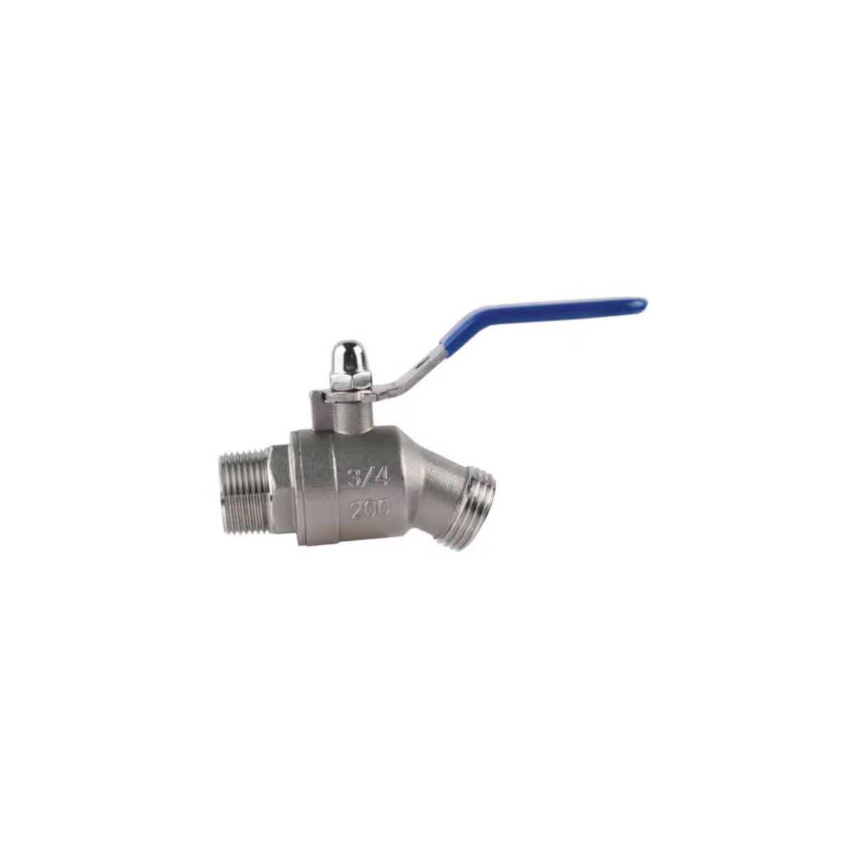 Homewerks 3/4 in. MIP in. x 3/4 in. Garden Hose Thread Stainless Steel Hose Bibb