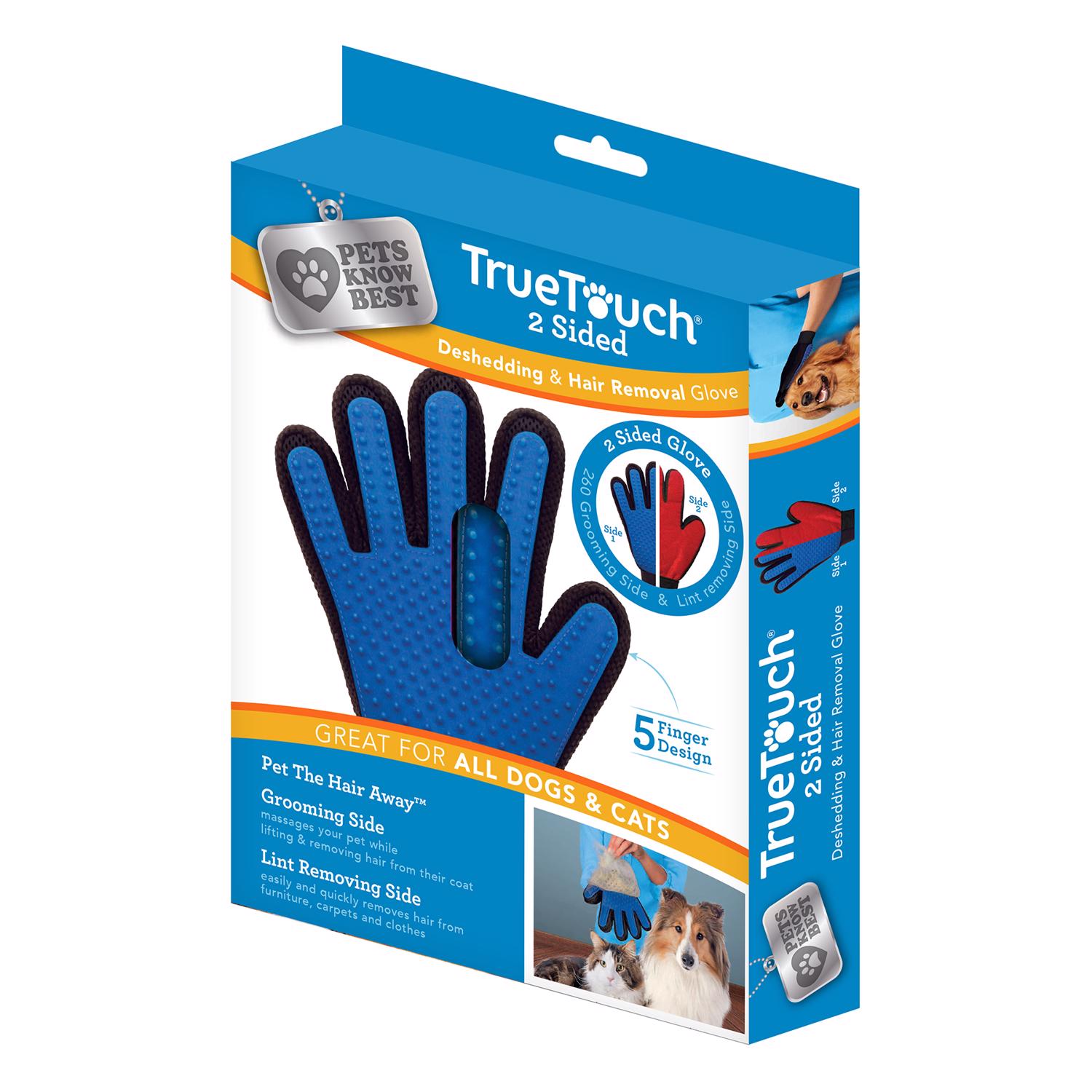 True Touch As Seen On Tv Blue Cat/Dog Grooming Mitt 1 Pack