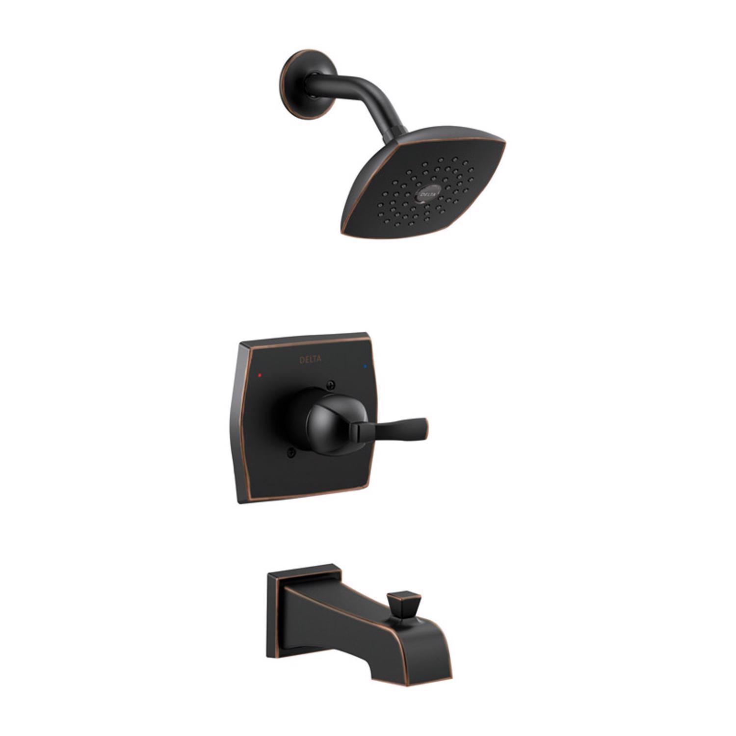 Delta Monitor 1-Handle Oil Rubbed Bronze Tub and Shower Faucet