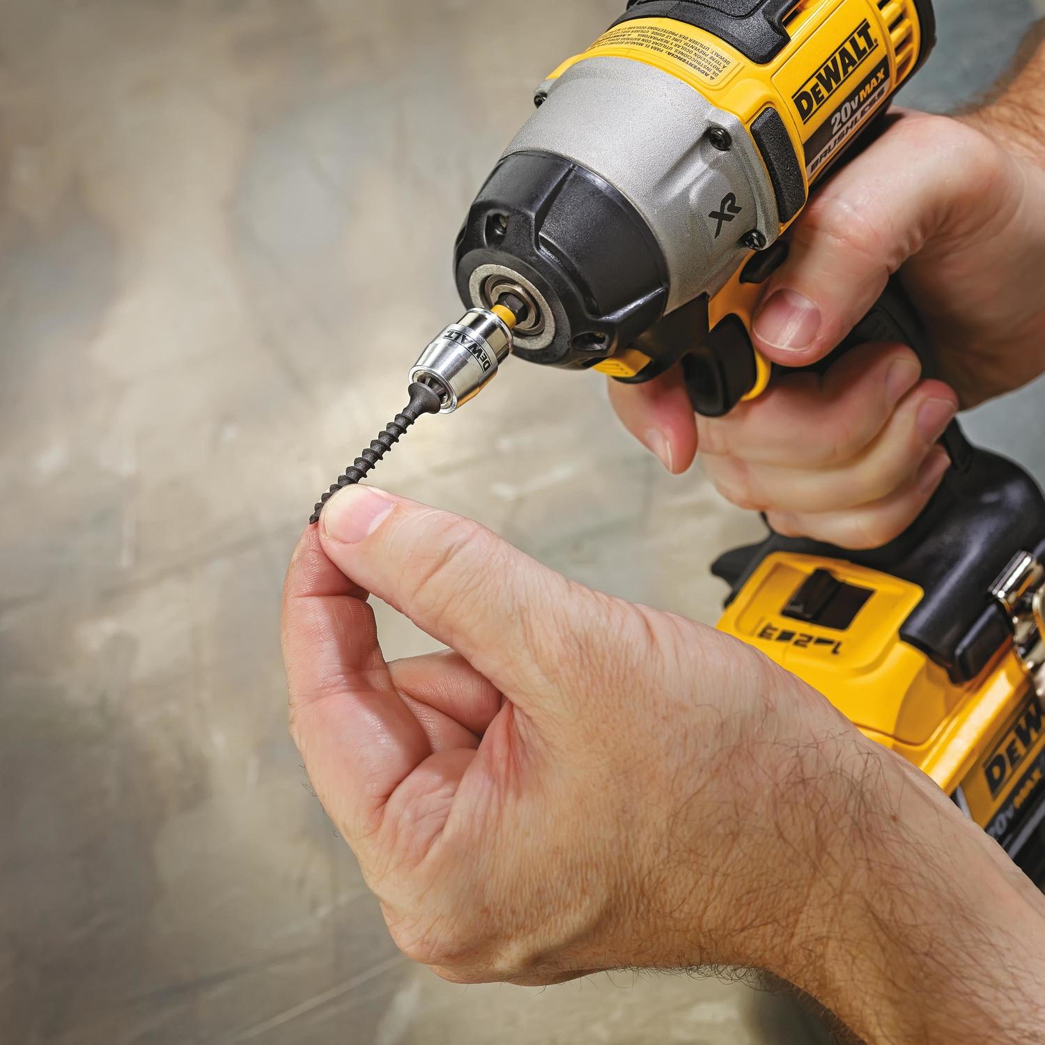 DeWalt Impact Ready 2 in. L Screwdriver Bit Adapter Black Oxide 1 pc