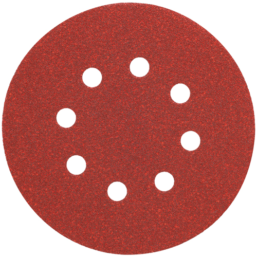 5" 8 Hole 80 Grit Hook and Loop Random Orbit Sandpaper (25 pack)