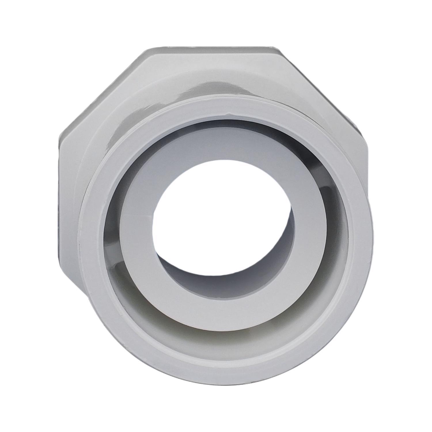 Charlotte Pipe Schedule 40 1-1/2 in. Spigot X 3/4 in. D Slip PVC Reducing Bushing 1 pk