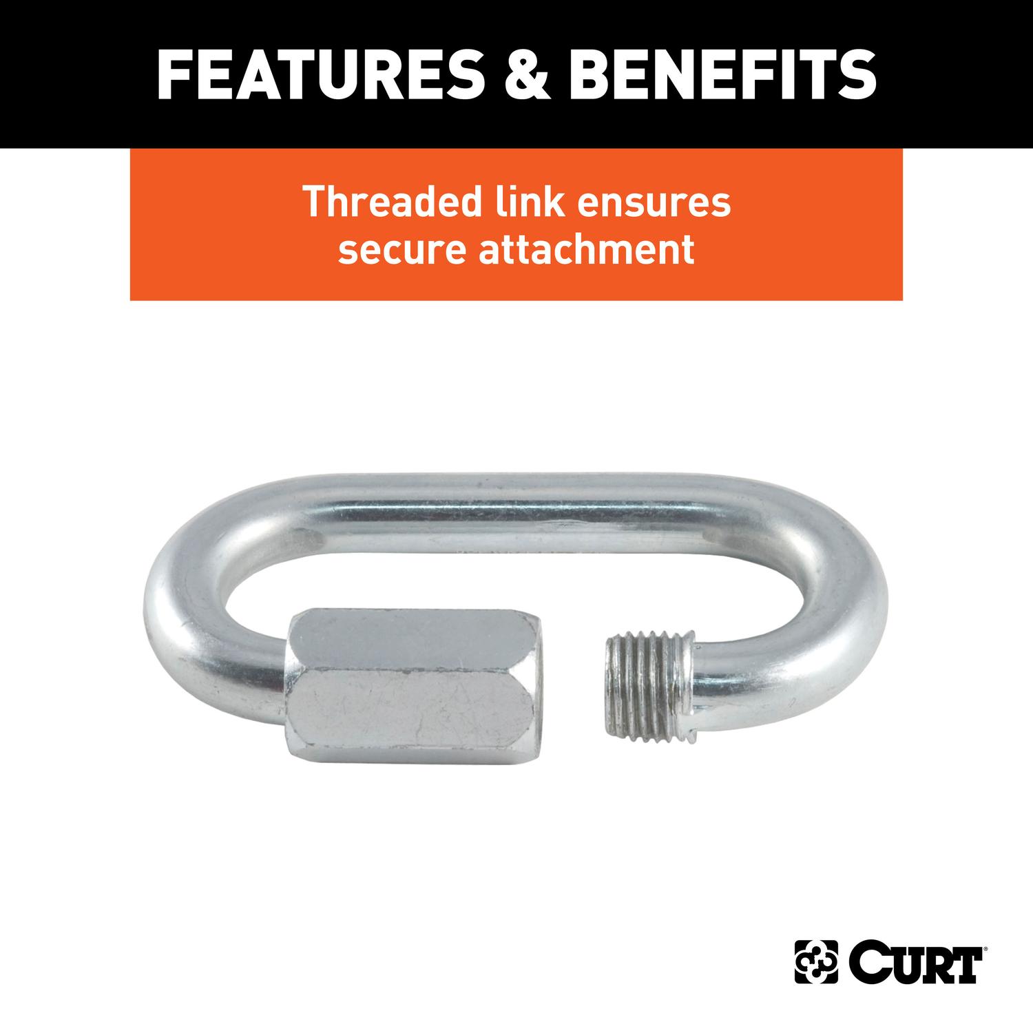 CURT 1760 lb. cap. 5/16 in. Quick Link