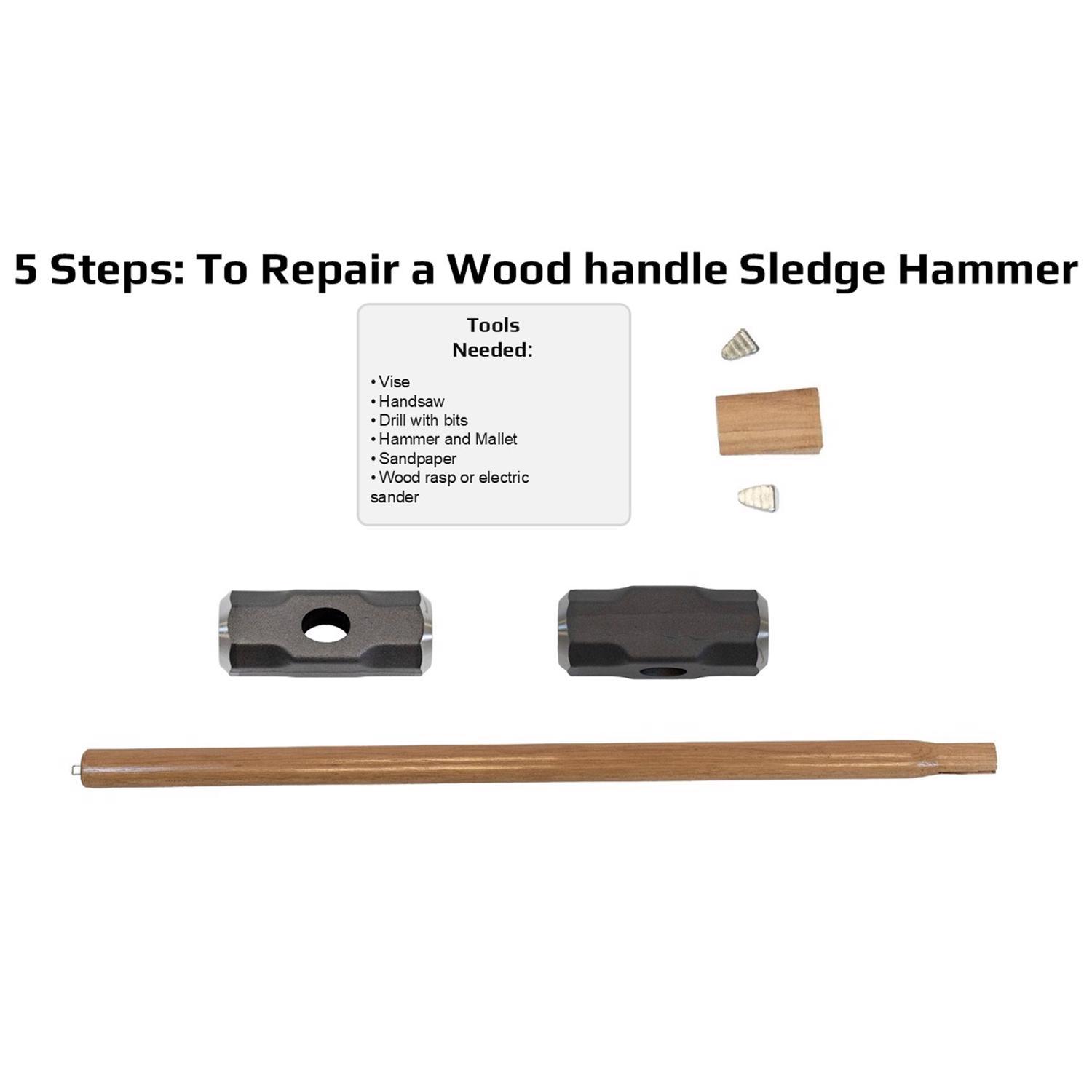 Truper 36 in. Wood Sledge Replacement Handle Brown 1 pc