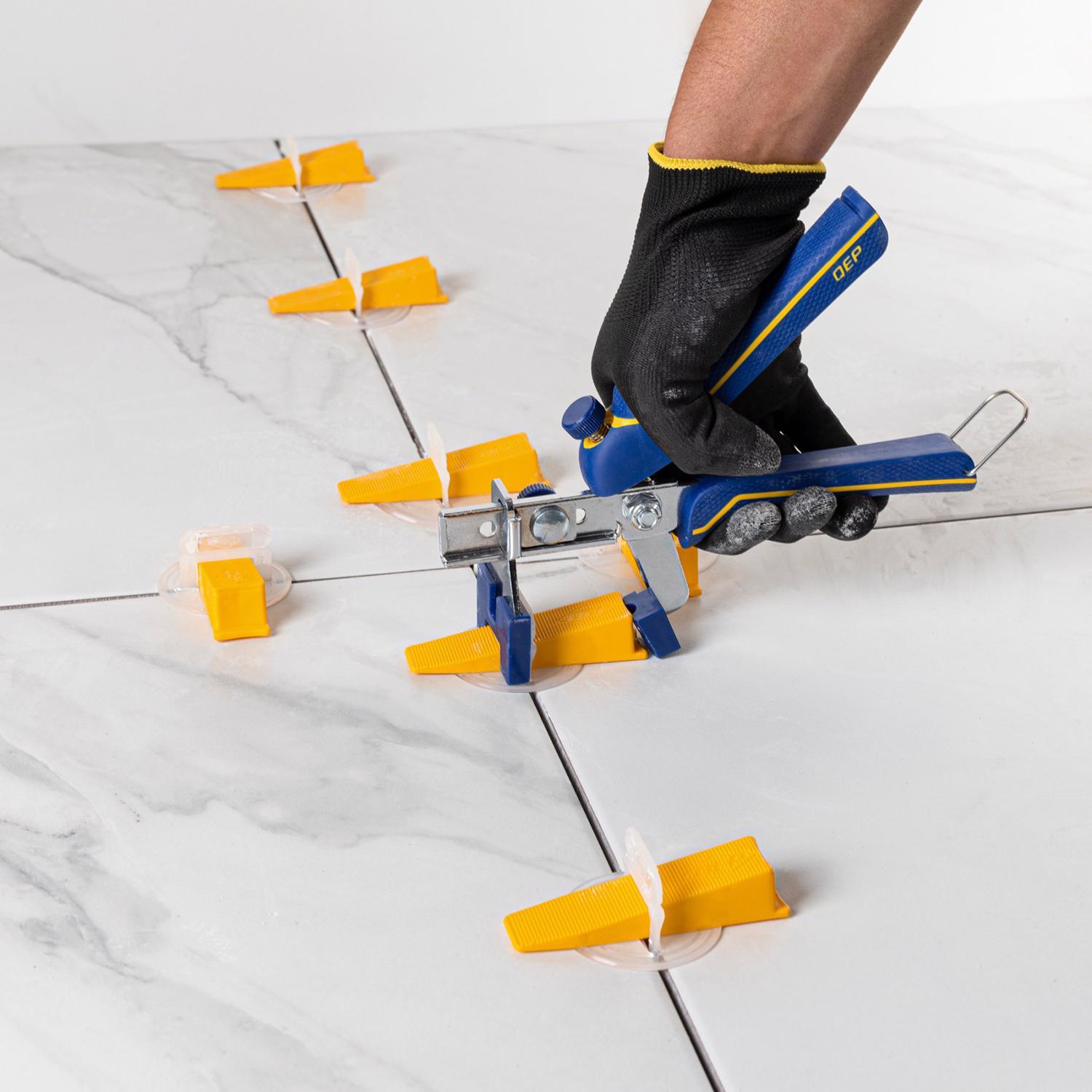 QEP 4.25 in. H X 1.8 in. W X 9.5 in. L Steel Tile Leveling Pliers 1 each