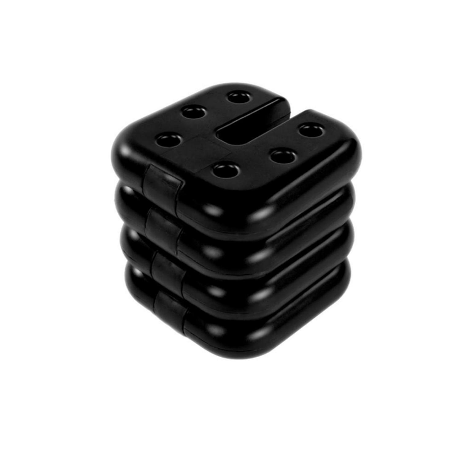 Crown Shade 5 lbs Black Plastic Weight Plate