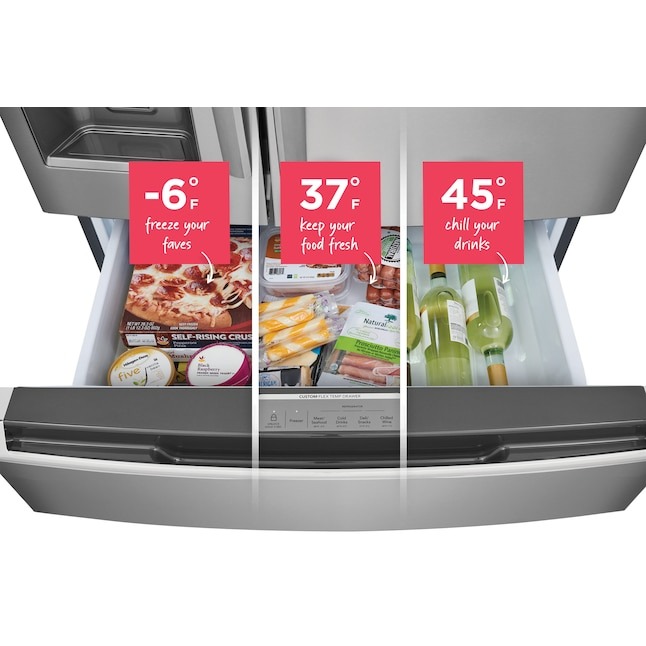 Frigidaire Gallery 22 Cu. Ft. Counter-Depth 4-Door French Door Refrigerator